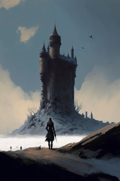 Concept art Fantasy landscape, Supreme castle