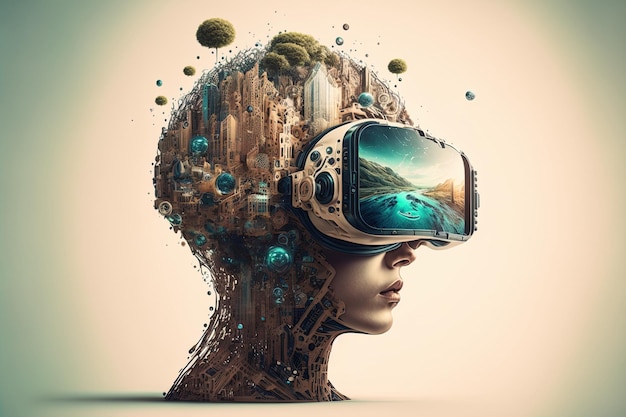 Concept of artificial intelligence and virtual reality