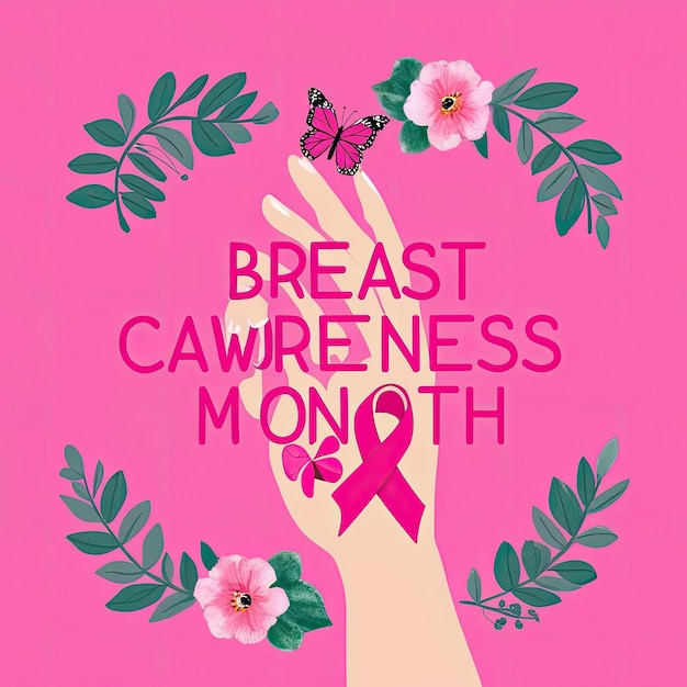 Photo concept for breast cancer awareness month