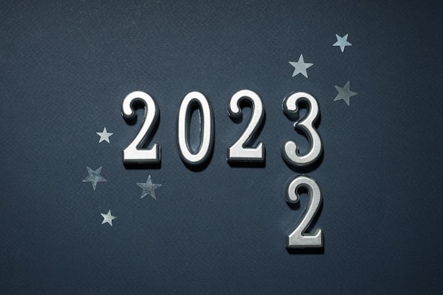 Concept of Change of year 2022 and 2023