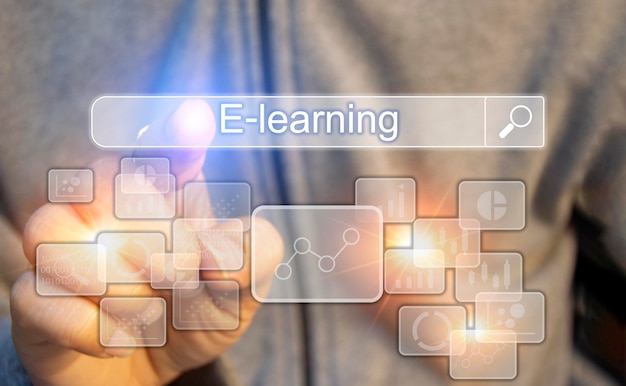 Concept of eLearning a learning management system through a network Learning Management System with an emphasis on learners as the center in teaching and learning Blended style with regular class