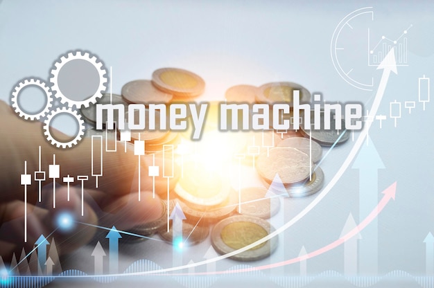 The concept of financial business that is like a machine that generates money all the time passive income