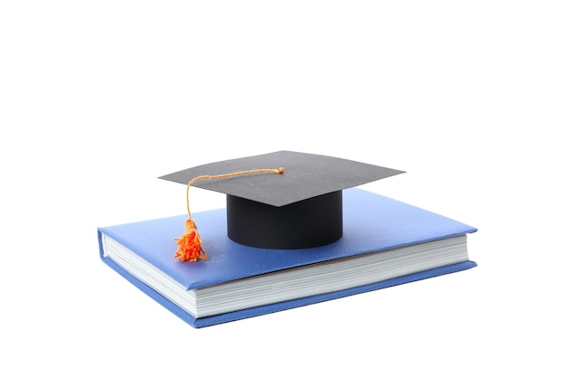 Concept of graduation isolated on white background