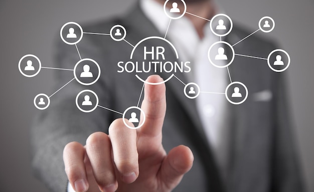 Concept of HR Solutions Human Resources Business