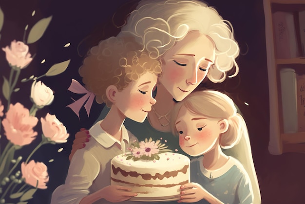 Concept Illustration for Mother's Day