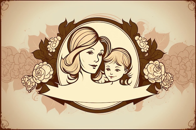 Concept Illustration for Mother's Day