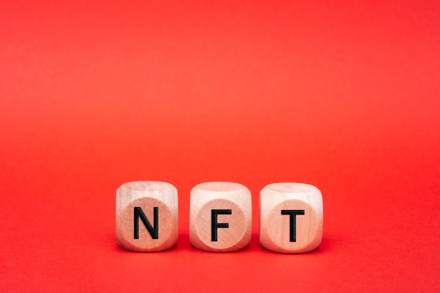 Concept of nonfungible NFT tokens