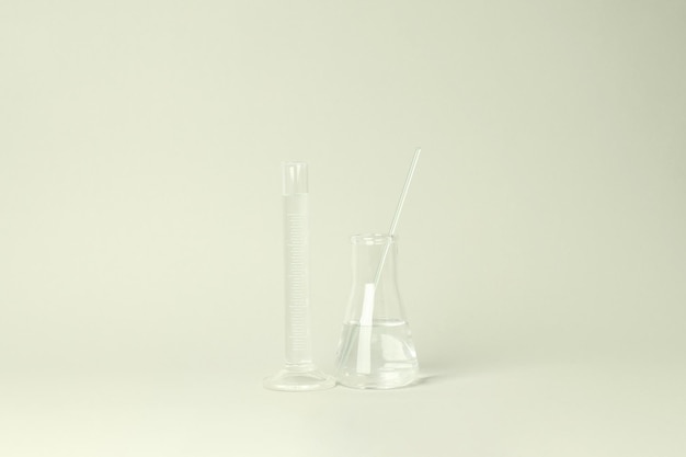 Concept of science and research with laboratory accessories