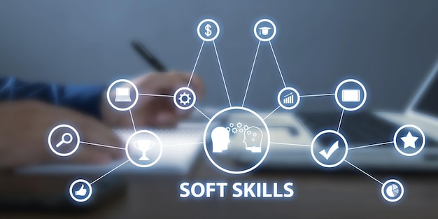 Concept of Soft Skills Human Resources Creativity Management