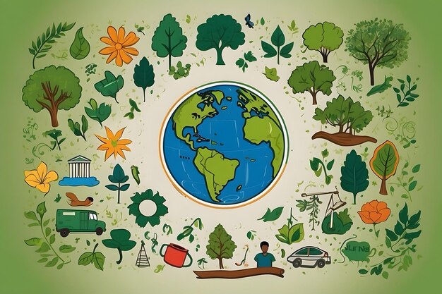 A concept of world environment day