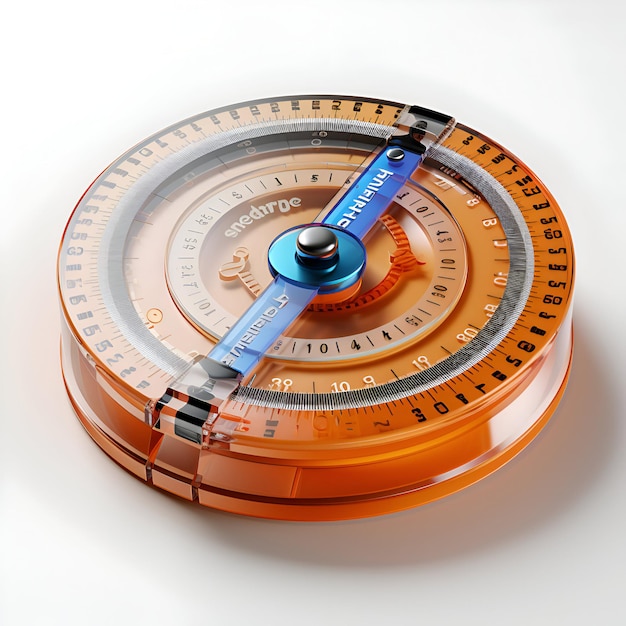 Conceptual image of a compass with the word insurance