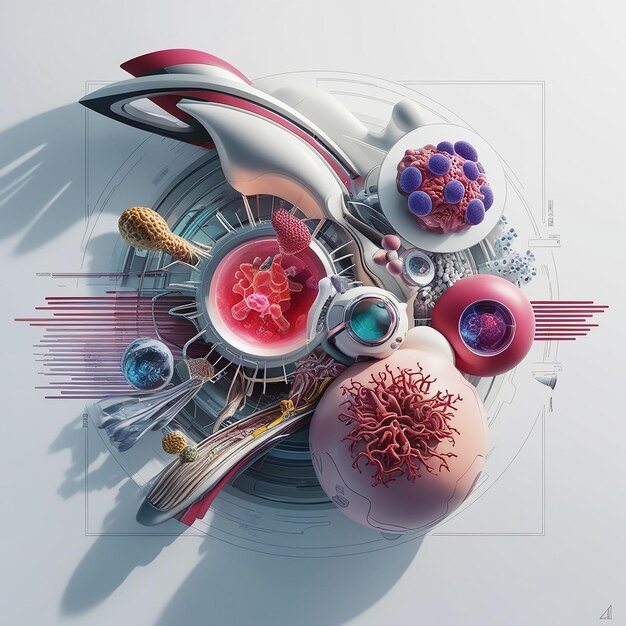 Photo conceptual medical illustration isolated created