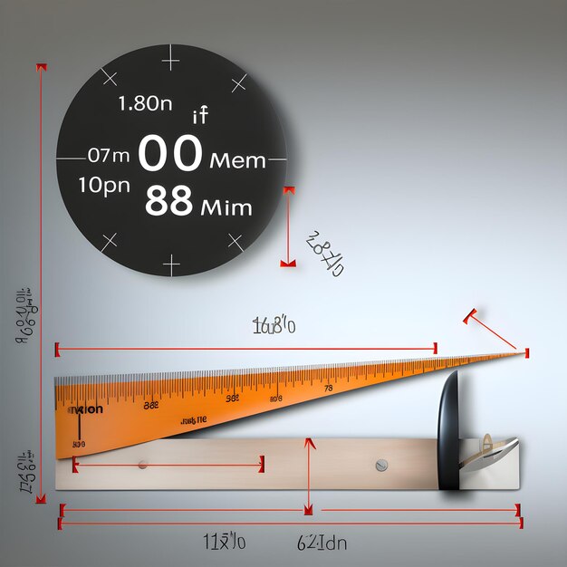 Photo conceptual visual aid illustrating conversion of 600 centimeters into inches