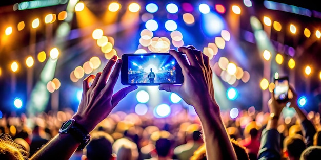 Concert Audience Capturing Performance with Smartphone