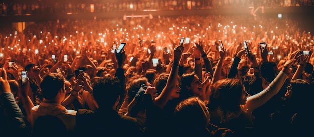 Photo concert crowd capturing the moment