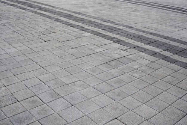 concrete block floor outdoor    