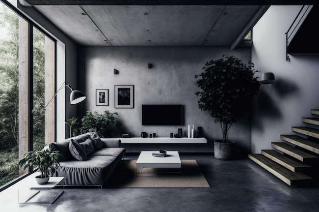 Concrete House Interior Design Attempt