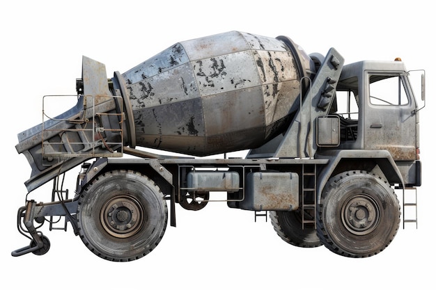 Concrete Mixers Image Isolated In Transparent Background