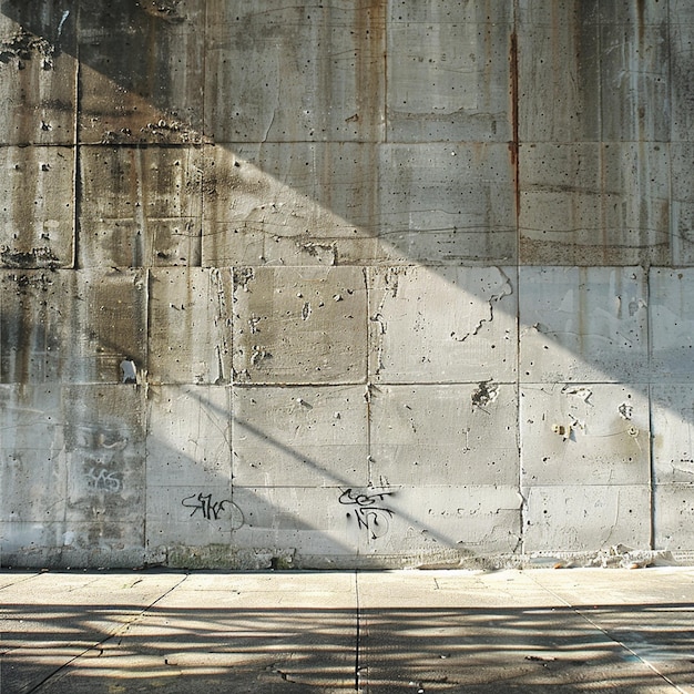 Photo a concrete wall with a black and white background