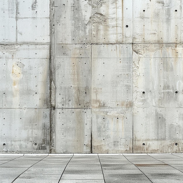 Photo a concrete wall with a black and white background