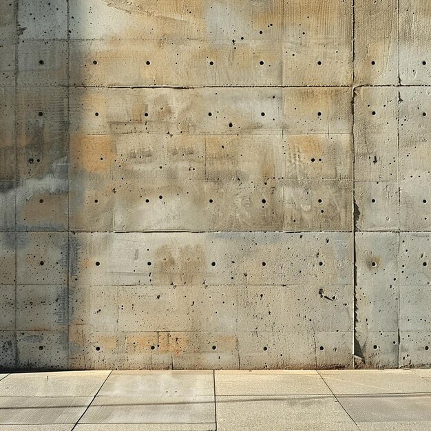 Photo a concrete wall with a black and white background