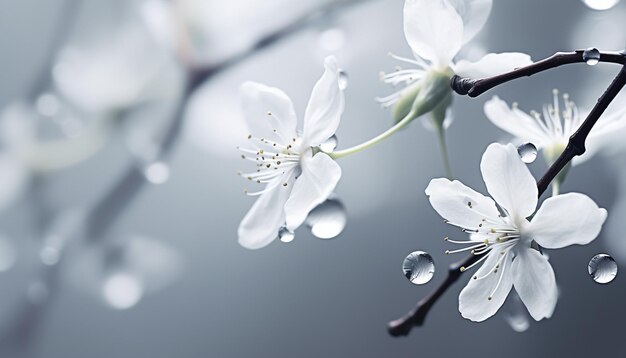 Photo condensation dances water drops