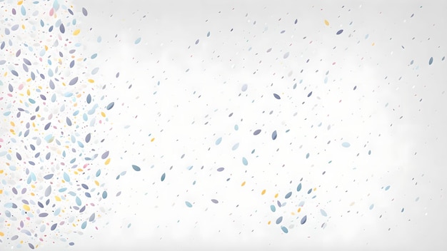 Confetti pieces resembling raindrops with a soft blur for a splash background wallpaper