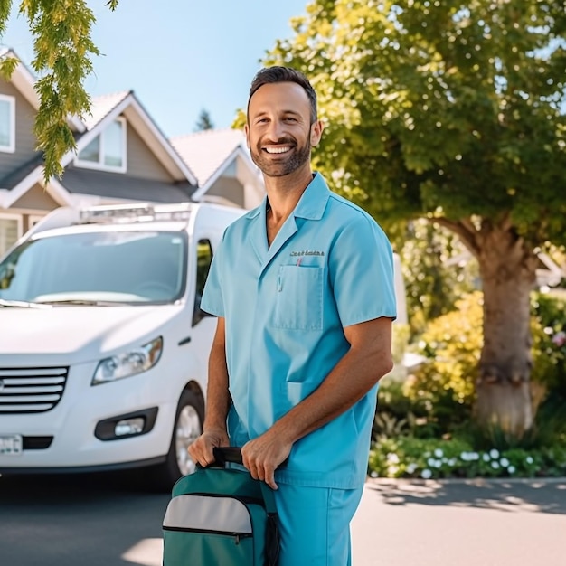 Confidence in Care A NaturalLooking Portrait of a Professional Dentist