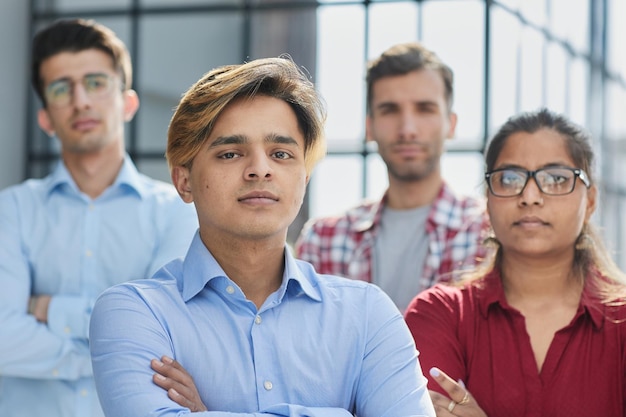 Photo confidence is a wonderful thing cropped portrait of a diverse group of corporate businesspeople stan