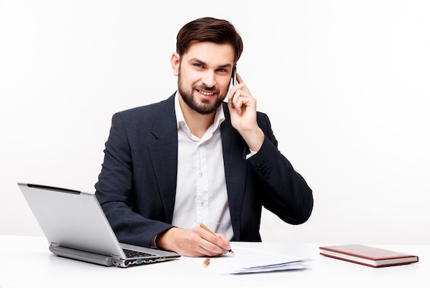 Confident businessman portrait