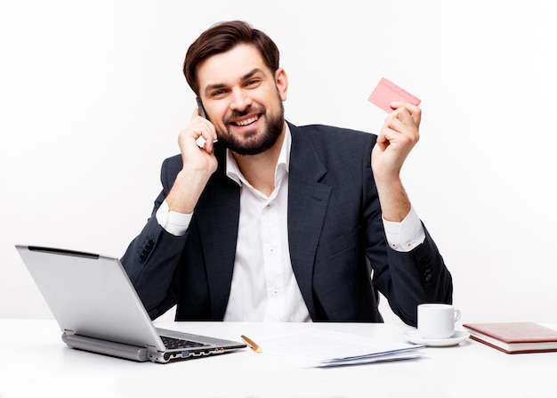 Confident businessman portrait