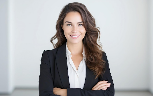 Confident Businesswoman in Modern Office