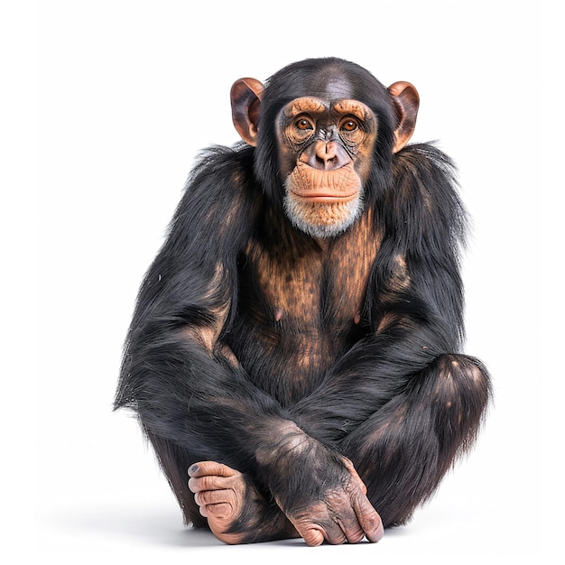 Confident Chimpanzee Teacher