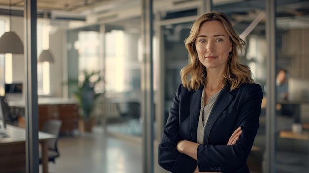 A Confident Professional Woman Standing