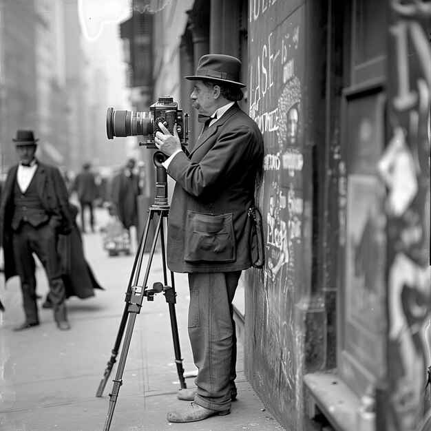 Photo conic photographer capturing early 20th century momentquot