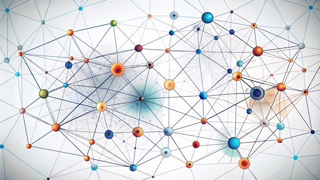 Connected Circles and Lines in a Complex Network