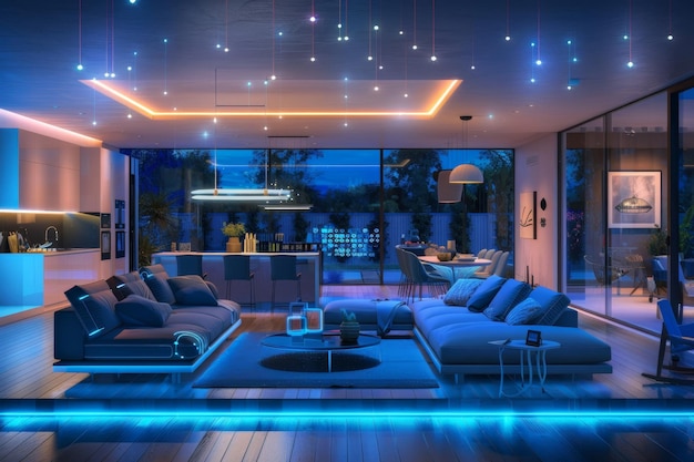 Connected Living Exploring a Smart Home Interior