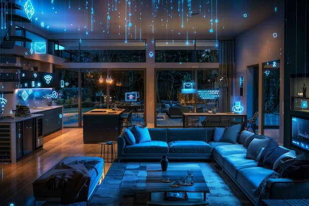 Connected Living Exploring a Smart Home Interior