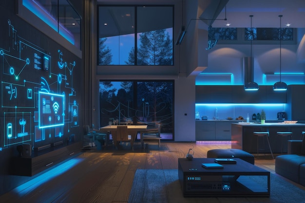 Connected Living Exploring a Smart Home Interior