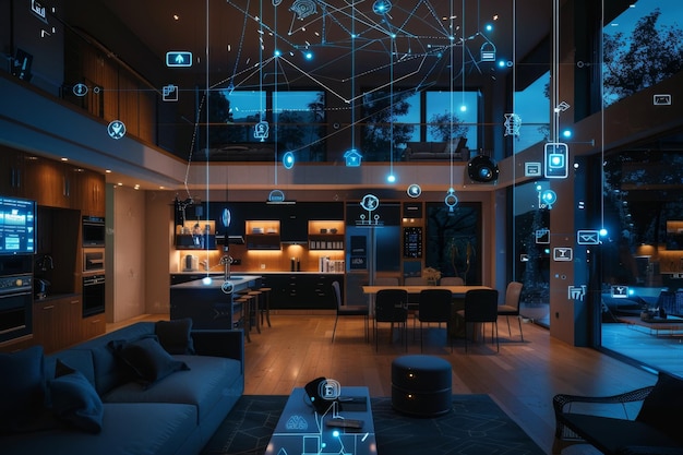 Connected Living Exploring a Smart Home Interior