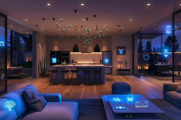 Connected Living Exploring a Smart Home Interior