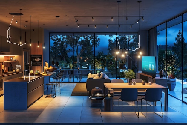 Connected Living Exploring a Smart Home Interior