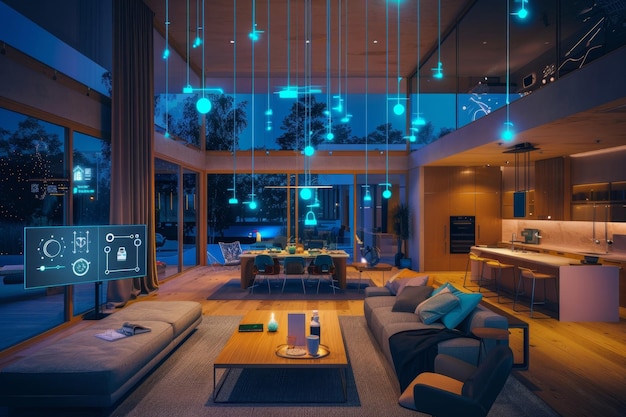 Connected Living Exploring a Smart Home Interior