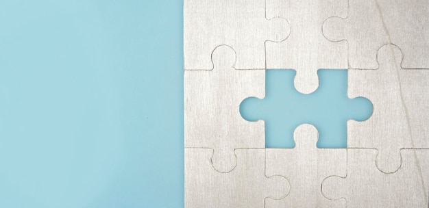 Connecting jigsaw puzzle Business solutions success