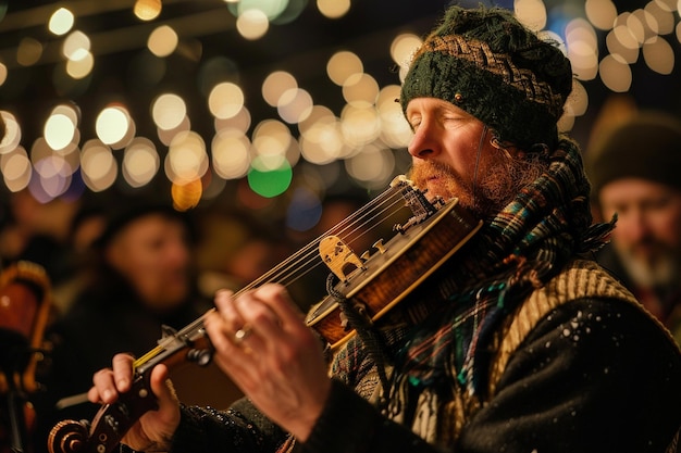 Connecting with Celtic music at Hogmanay tradition generative ai