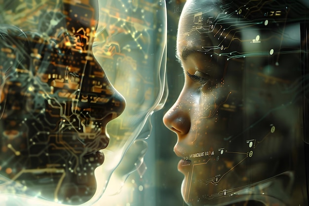 Connection Between Human and Machine Artificial Intelligence Contemplation