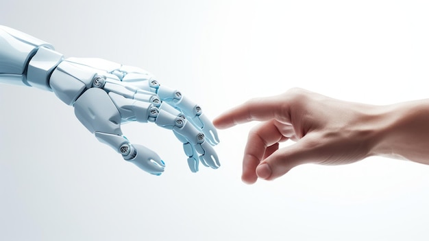 Connection between Humans and Robots AI Generated