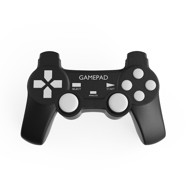 Console gamepad 3d modelling