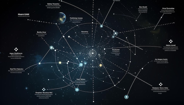 Constellations Summer Triangle in a realistic add constellation labels