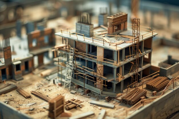 Constructing buildings ar generative ai